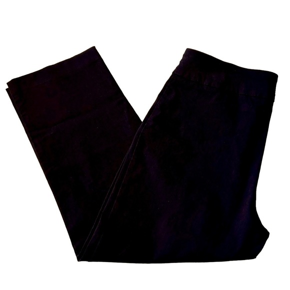 MACY'S JM Jennifer Moore Collection Capris Rivets Stretchy Black Size Small - Picture 9 of 15